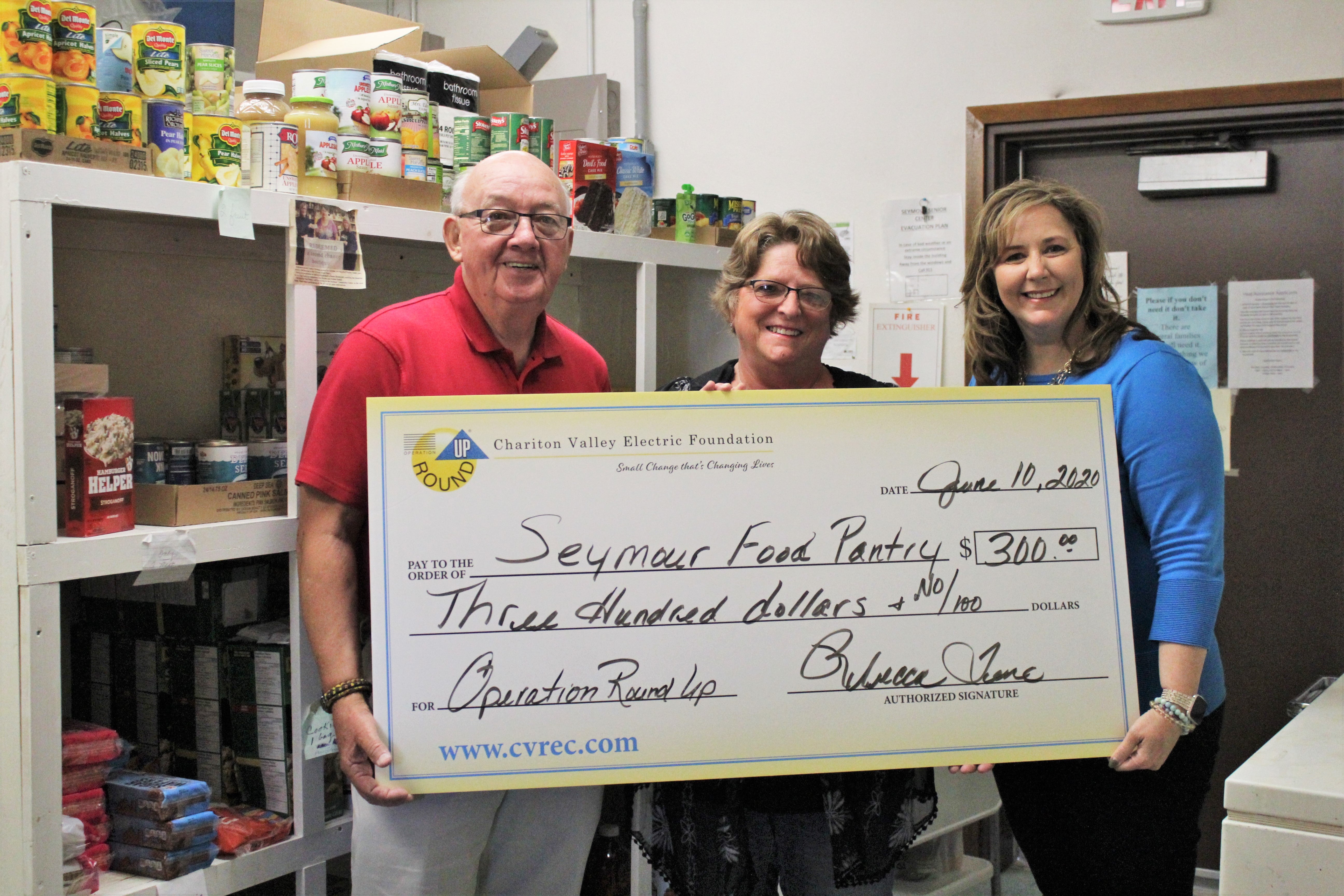 Seymour Food pantry funds awarded